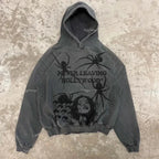 Dark Fashion Design Huge Hoodie