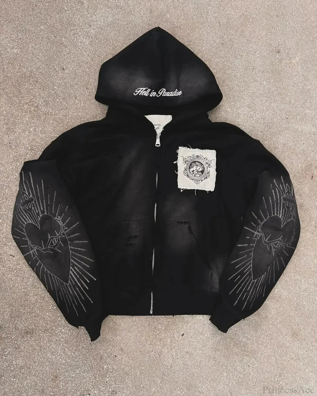 Dark Flash Diamond Patch Hoodie