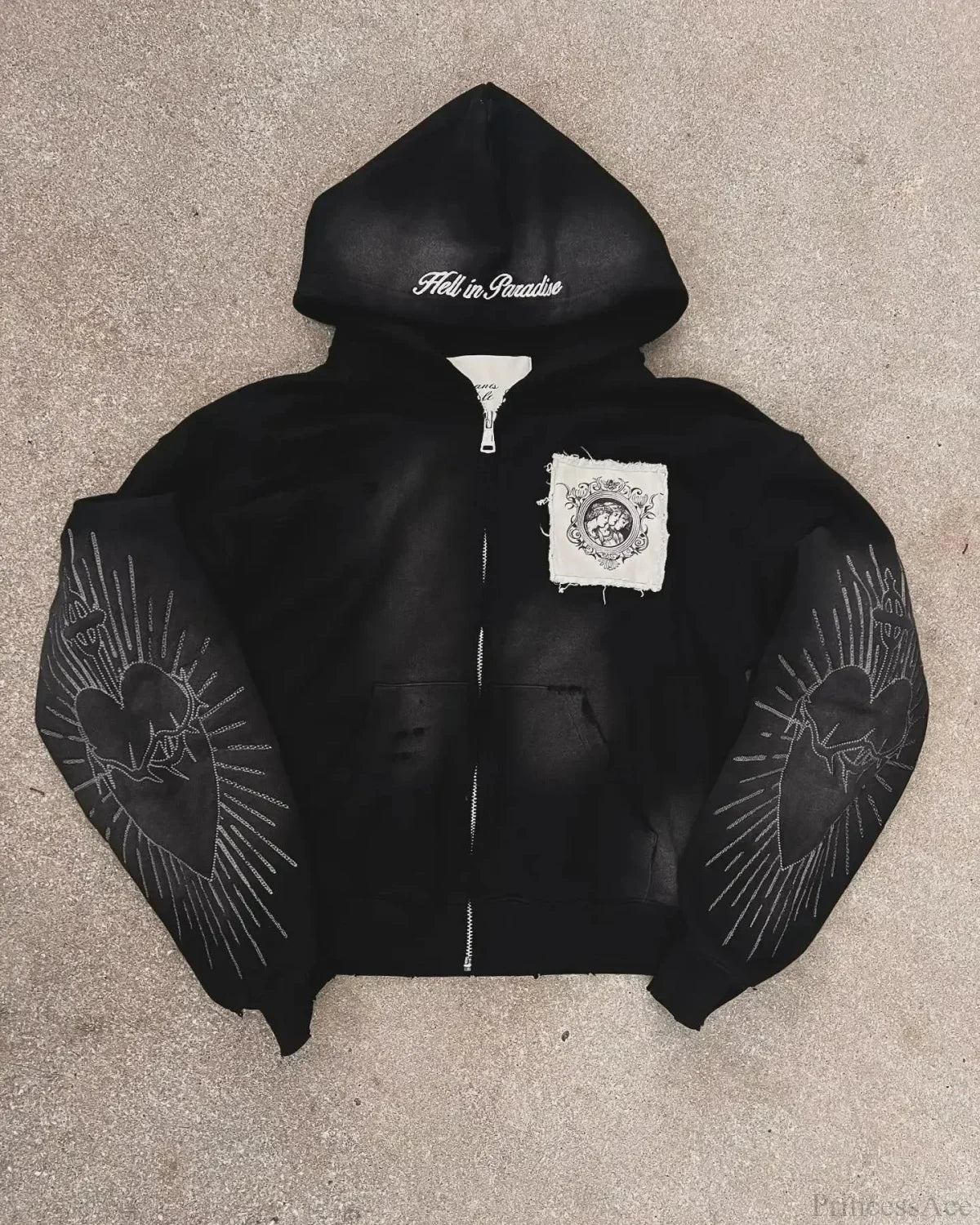 Dark Flash Diamond Patch Hoodie