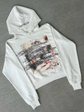 Dark Graphic Print  Y2K S Pullover Hoodie