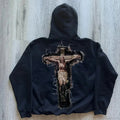 Dark Hip Hop Graphic Print Hoodie