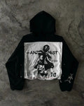 Dark Hip Hop Patch Pullover Hoodie