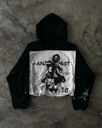 Dark Hip Hop Patch Pullover Hoodie