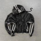 Dark Pink Cleansing Zip Hoodie