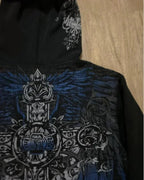 Dark Print Pullover Jumper