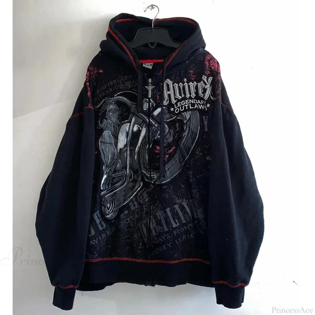 Dark Print Pullover Jumper