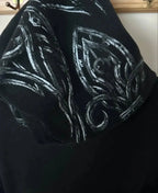 Dark Skull Oversized Zip Hoodie