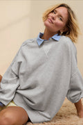 Oversized Crew Neck Hoodie