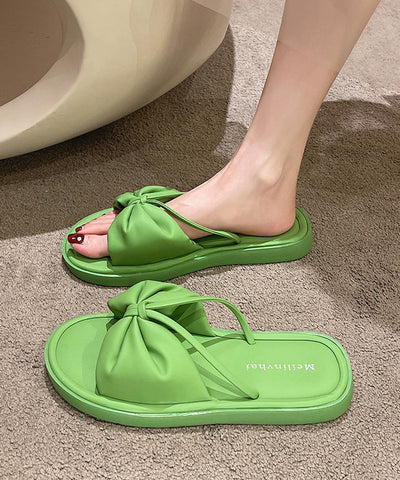 New Green Versatile Leisure Edition Slippers Shoes