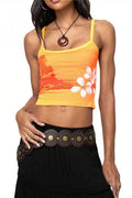 Chic Comfort Floral Print Cami Top