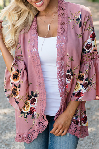 Lässige Patchwork-Oberteile mit Print 