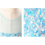 Ballkleider für kleine Mädchen, elegante Festkleider mit Pailletten, traumhaftes Prinzessinnenkleid für Kommunion und Party 