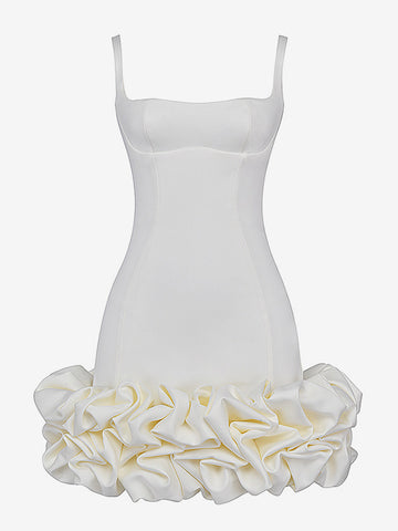 Sleeveless Mini Dress Backless Cupcake Hem Birthday Party Dresses