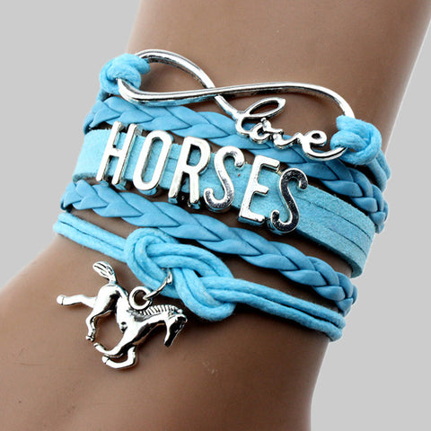 Modische Armbänder mit Buchstaben-Patchwork-Muster für den Alltag 