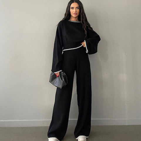 Conjunto de suéter y pantalón Lily 