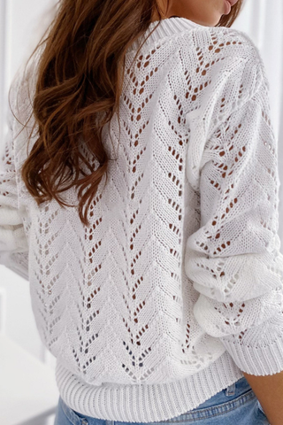 Suéteres de cuello en V ahuecados de moda (5 colores) 