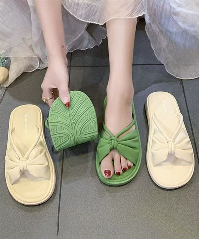 New Green Versatile Leisure Edition Slippers Shoes