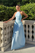 Sleeveless Backless Bodycon Maxi Dress