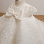 Vestido diario para niña pequeña, vestido para primera comunión, bautizo, fiesta de cumpleaños 