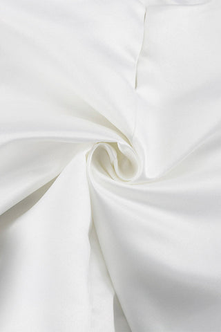 Blusas elegantes de cuello redondo de color liso de celebridades 