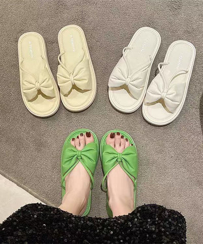 New Green Versatile Leisure Edition Slippers Shoes