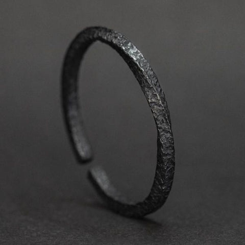 Pulsera vintage con anillo Möbius de plata de ley 