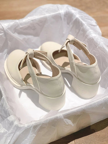 New Sandals For Women Ladies Casual Spring Summer Hollow Out Mary Janes Shoes Elegant Ladies Party Pumps Female High Heels