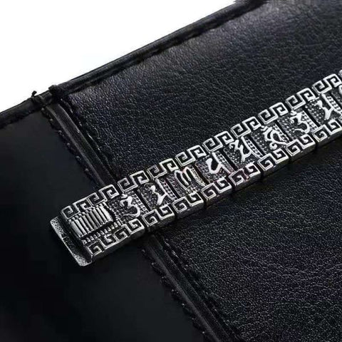 Sterling Silver Six Character Truth Chain Bracelet