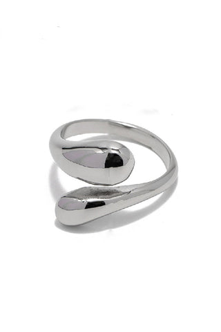 Anillo abierto con cruz ajustable, creativo y chapado en oro de moda 