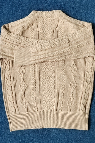 Suéteres casuales de cuello alto con hebilla y retazos sólidos 