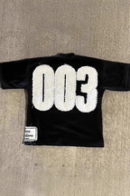 Street Pullover Letter Patch Loose Crew T-shirt