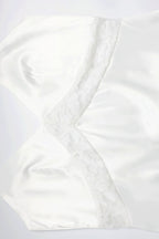 Lace Patchwork V Neck Cami Slim Elegant Maxi Dress