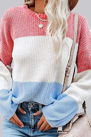 Modische, einfarbige Oberteile mit geteiltem O-Ausschnitt (4 Farben) 