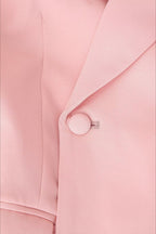 Pink Buttoned Blazer