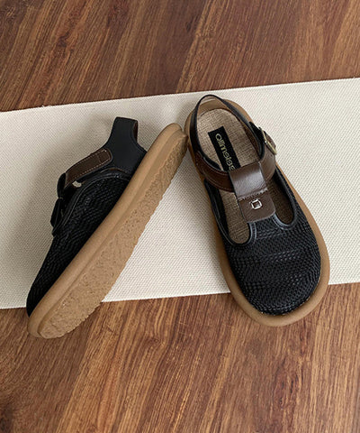Beige atmungsaktive Mesh 2024 Casual Splicing Wandersandalen 
