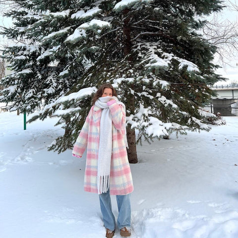 Nordic Damen Oversize-Trenchcoat 