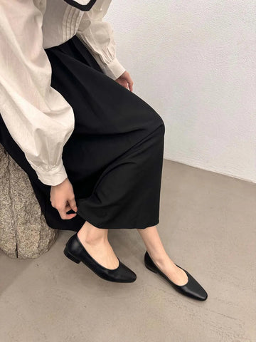 Mocasines de mujer beige, amarillo, plateado y negro con punta redonda, zapatos de vestir informales tipo Mary Jane, elegantes, sin cordones, talla 35-39 