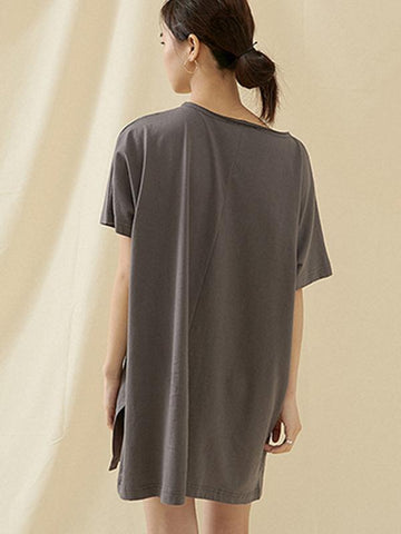 Camisetas sueltas, sencillas, lisas y cómodas 