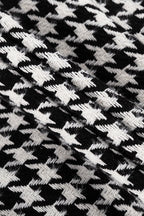 Long Houndstooth Trench High End Overcoat
