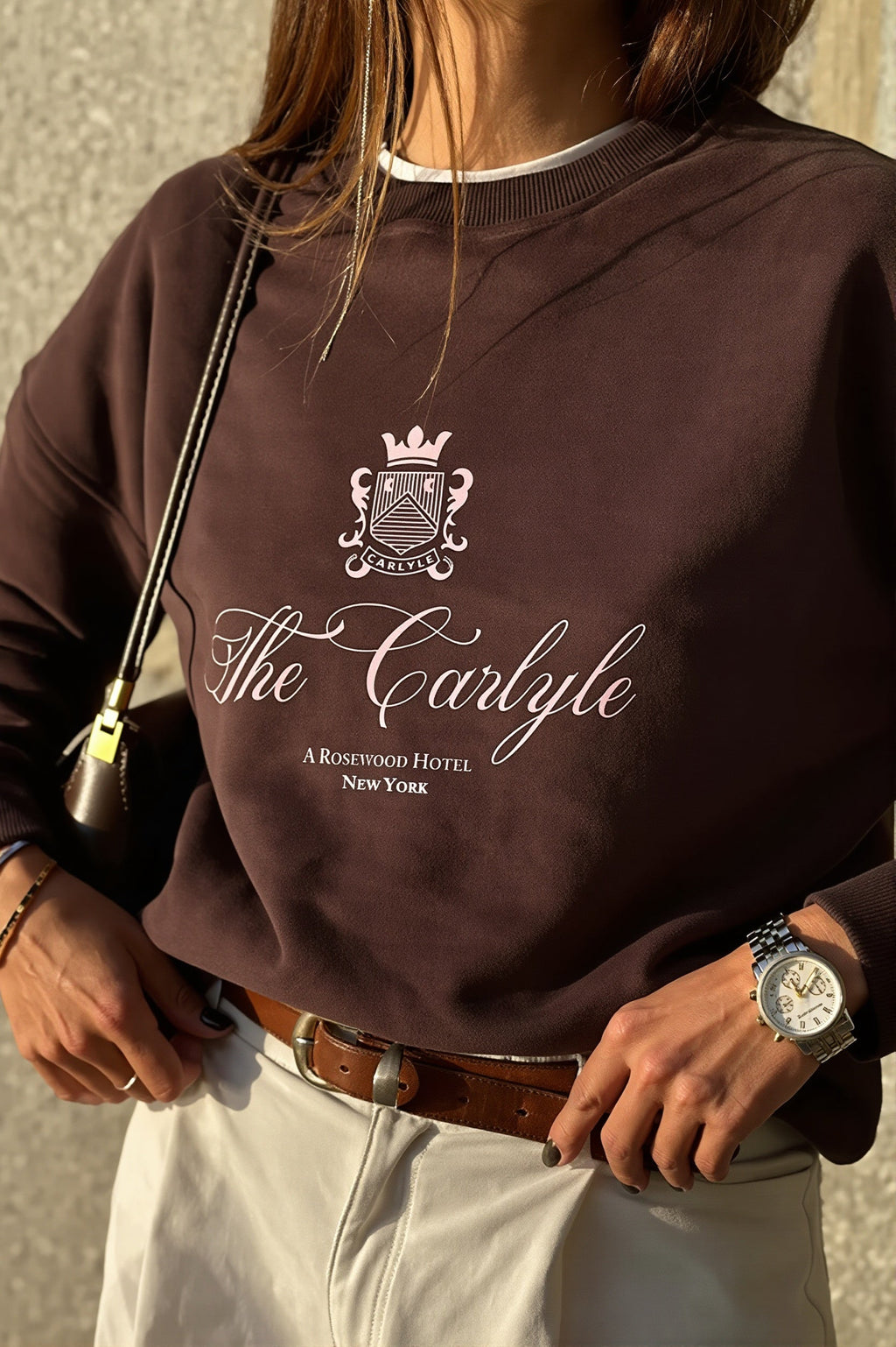 Letter Graphic Crew Neck Sweatshirt