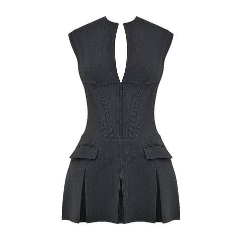 Erica - Pleated Mini Dress