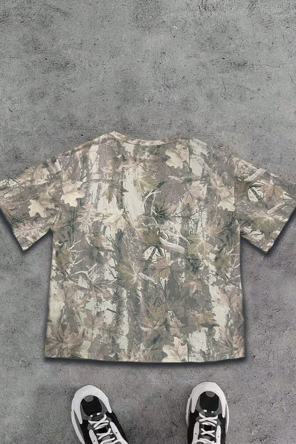 Printed Loose Round Neck T-shirt