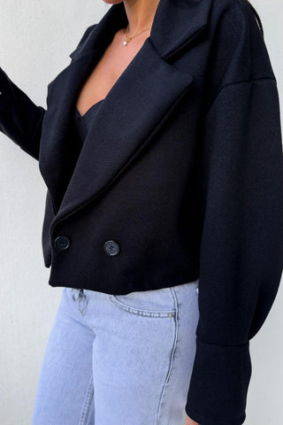 Lässige Strickjacke mit Umlegekragen (4 Farben) 