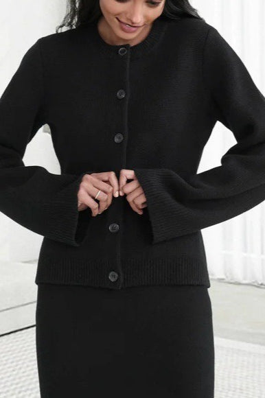Soft Plush Relaxed Cardigan