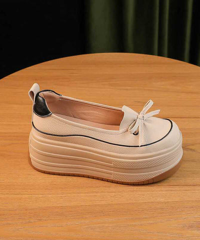 Schwarze Plateauschuhe Kunstleder Einzigartige Spleißen 