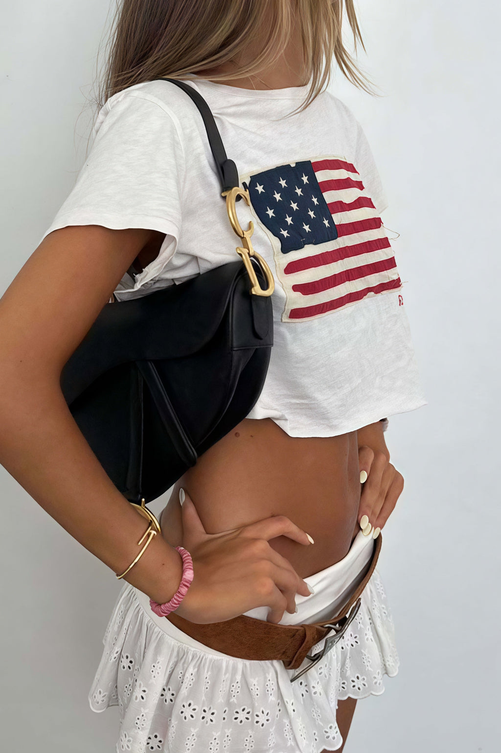 Y2K Street Printed Cropped T-shirt