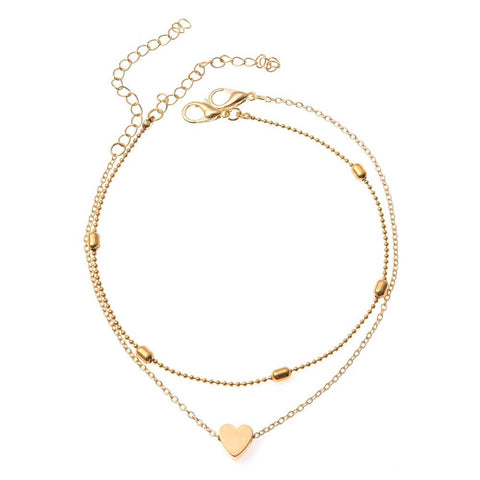 Julia Heart Ankle Bracelet
