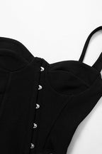 Solid Sexy Asym Slim Bustier Cami Top