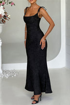 Jacquard Bodycon Cami Maxi Dress