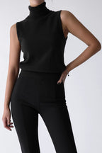 Slim Turtleneck Knit Top